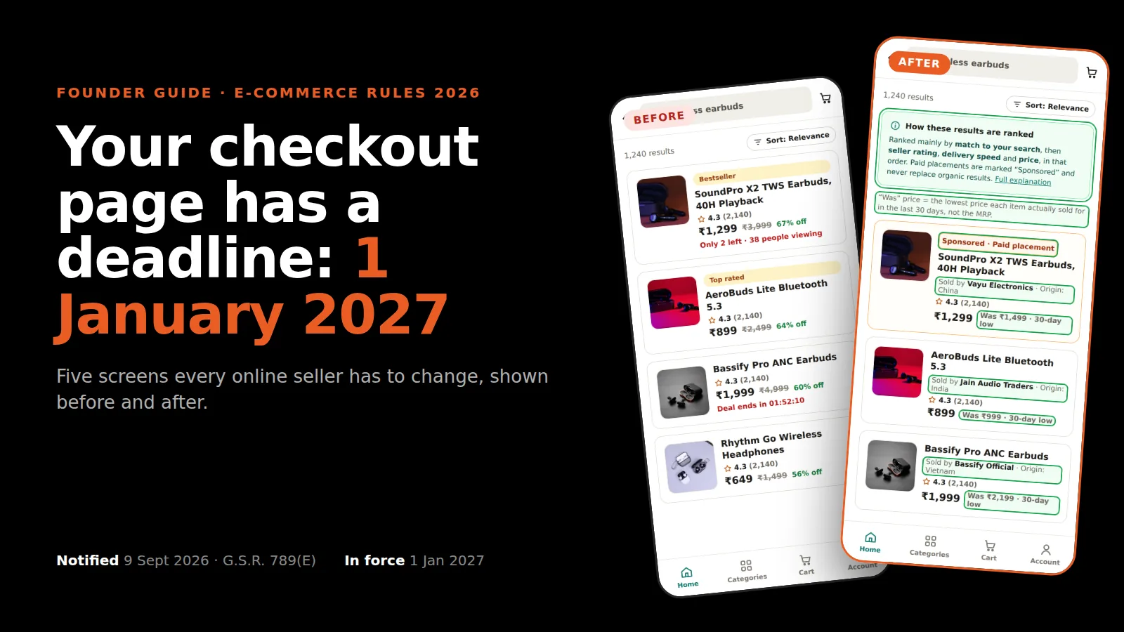 E-Commerce Rules 2026: What Every Online Seller Has to Change Before 1 January 2027